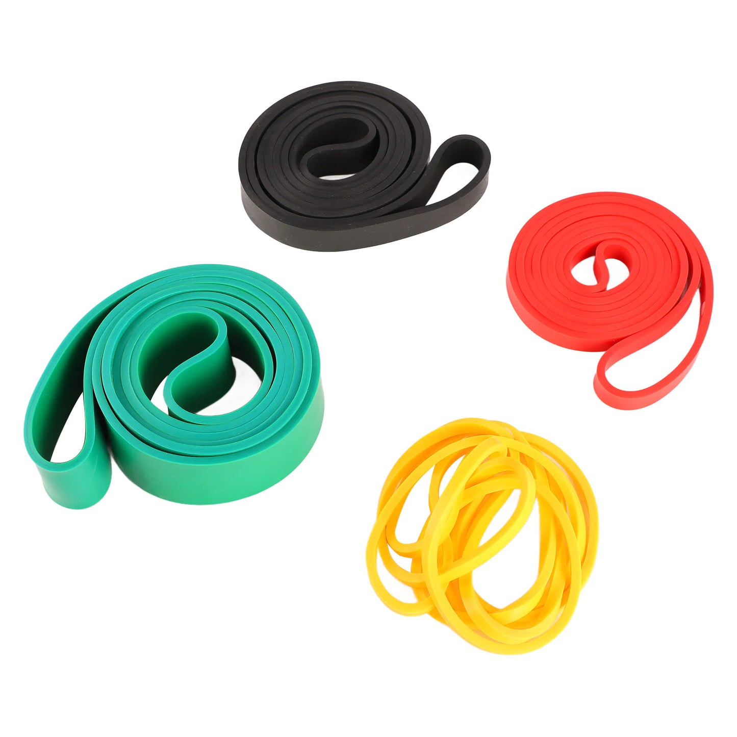 4PCS High Elastic Resistance Bands