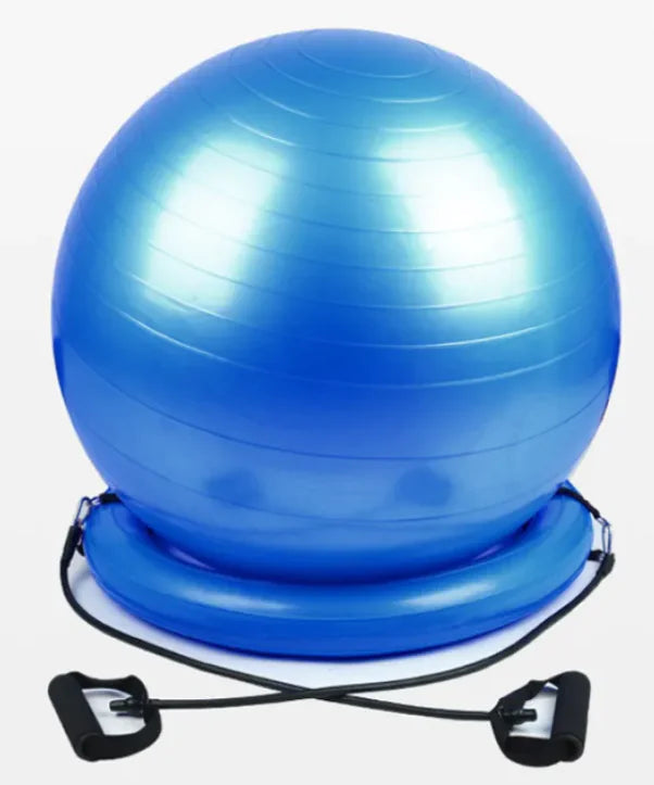 Yoga Ball with Non-Slip Base