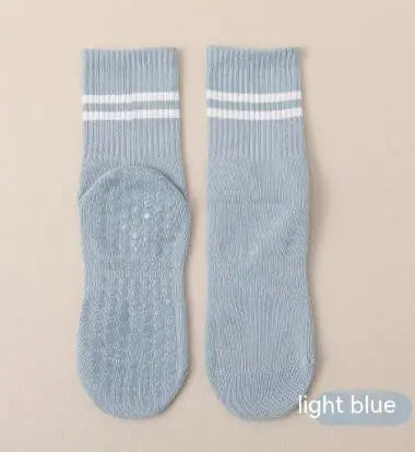 Mid-calf Pilates Socks with Grips