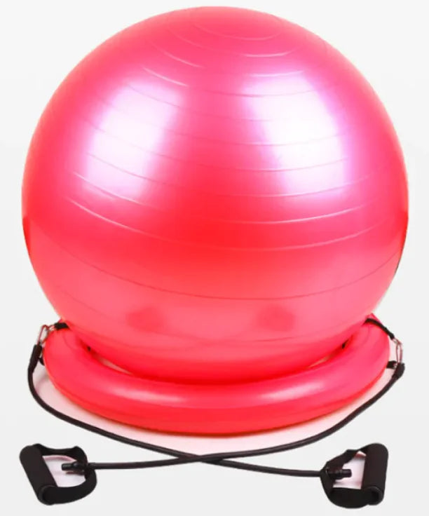 Yoga Ball with Non-Slip Base