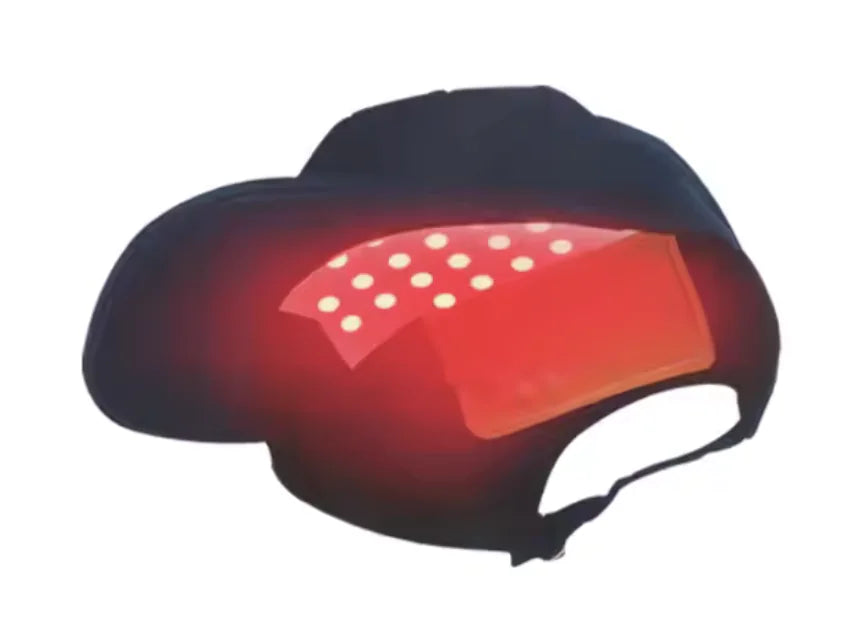 Hair Growth Cap: Vibration, Heat & Light Therapy for Hair Loss