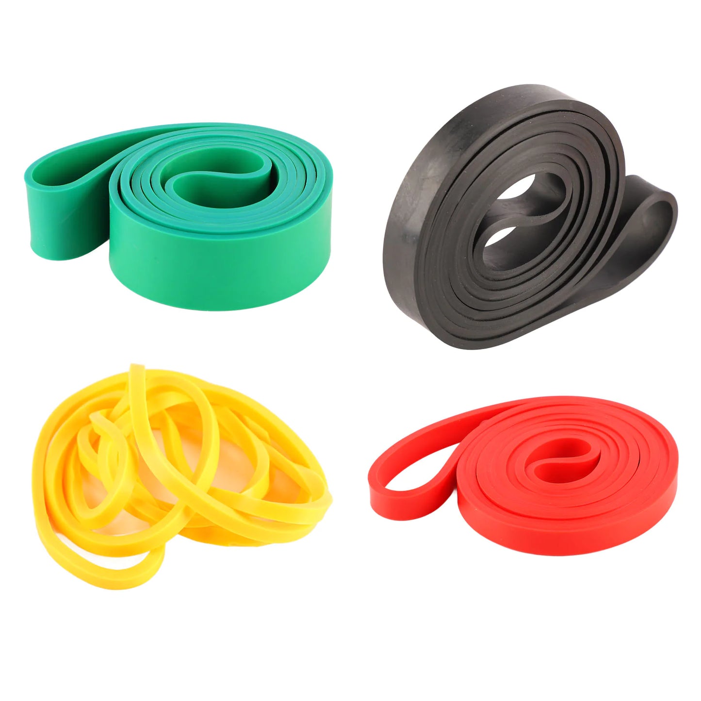 4PCS High Elastic Resistance Bands