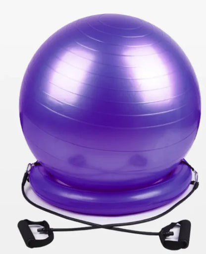 Yoga Ball with Non-Slip Base