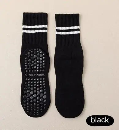 Mid-calf Pilates Socks with Grips