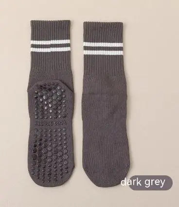 Mid-calf Pilates Socks with Grips