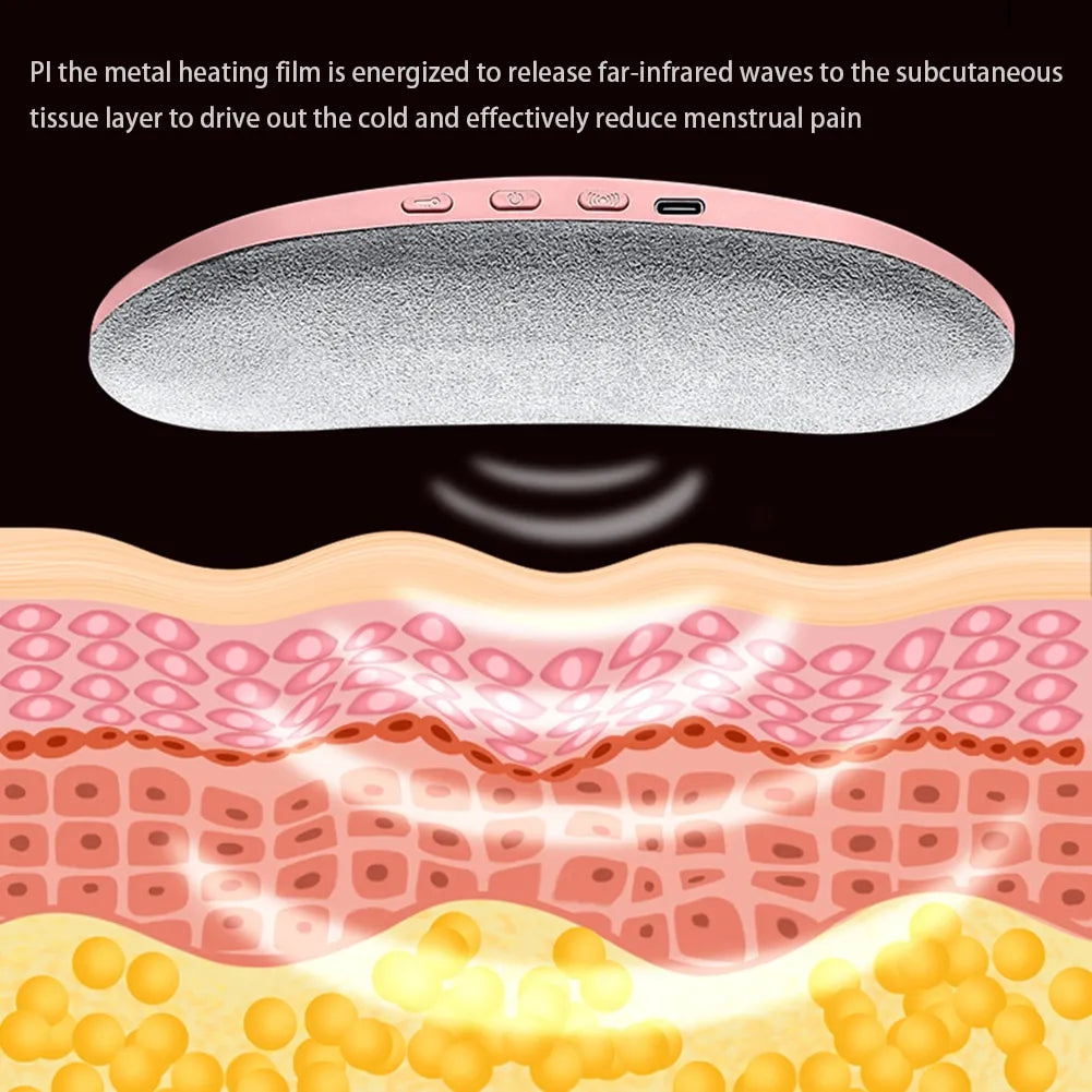 Vibrating Menstrual Heating Pad