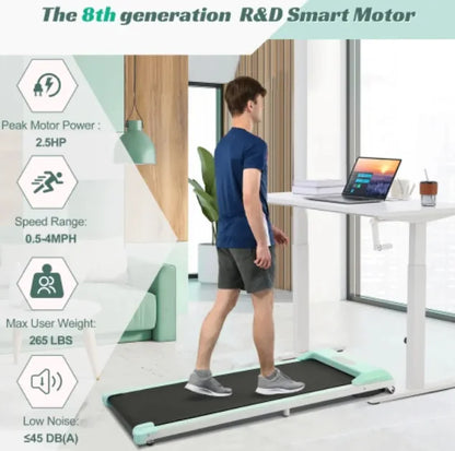 2-in-1 Under Desk Electric Treadmill (2.5HP)