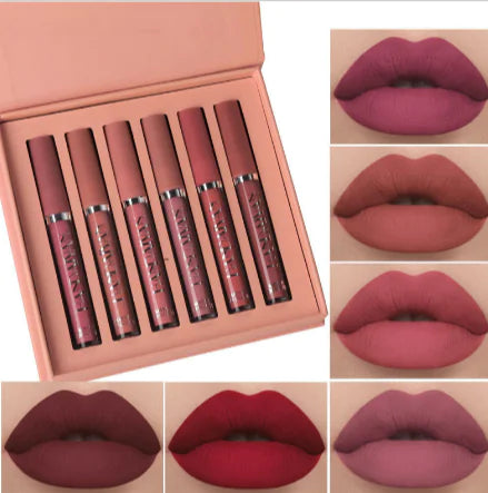 Big Red Matte Lip Gloss Set